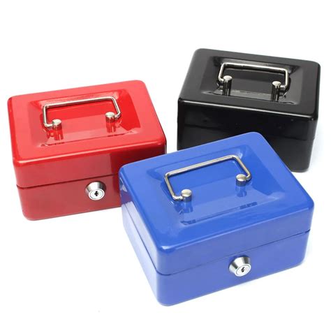 cash box steel|small metal money box.